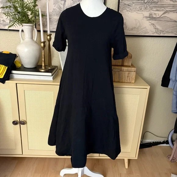 princess polly baby blue dress Delise Mixed Media Dress in Black & White main image 0